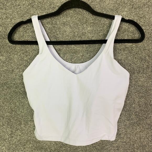 lululemon athletica Tops - Lululemon Align Tank Tight Fit Cropped Length baby blue Size 6